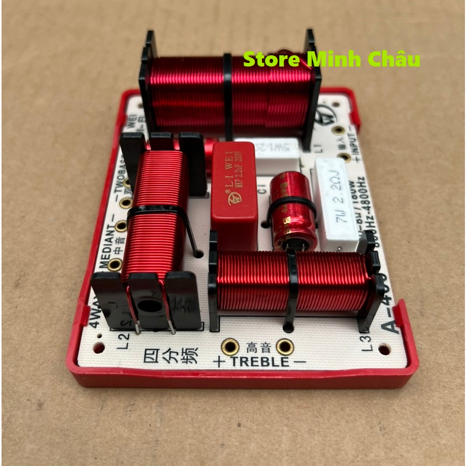 1 MẠCH PHÂN TẦN 3 ĐƯỜNG TIẾNG LWA400 - 1 BASS TRUNG 1 TREBLE