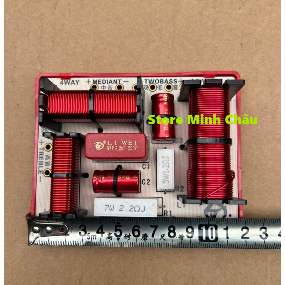 1 MẠCH PHÂN TẦN 3 ĐƯỜNG TIẾNG LWA400 - 1 BASS TRUNG 1 TREBLE