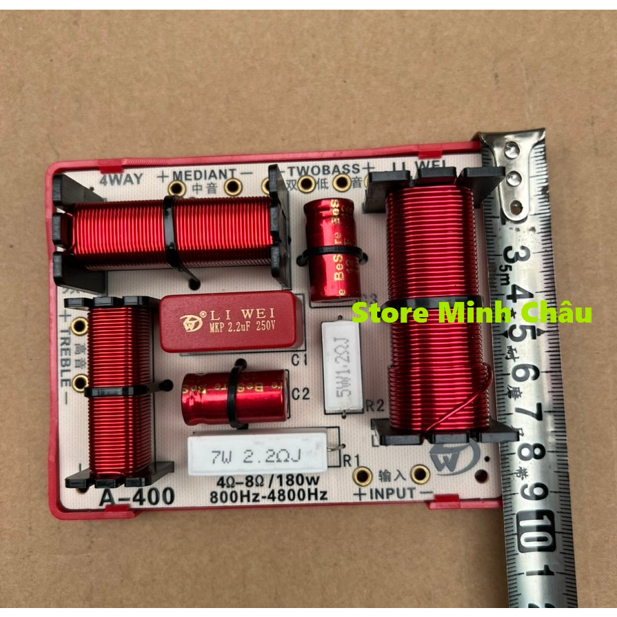 1 MẠCH PHÂN TẦN 3 ĐƯỜNG TIẾNG LWA400 - 1 BASS TRUNG 1 TREBLE