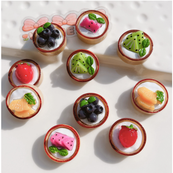 Mô hình khay bánh kem trái cây trang trí nhà búp bê, OB11 Dollhouse