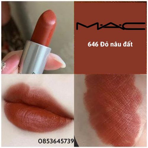 Son Mac Powder Kiss,thỏi son lì Mac với độ bám màu tốt, lên màu chuẩn, chất lì mịn như nhung,lớp son lâu trôi.