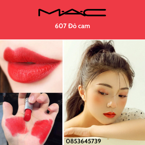 Son Mac Powder Kiss,thỏi son lì Mac với độ bám màu tốt, lên màu chuẩn, chất lì mịn như nhung,lớp son lâu trôi.