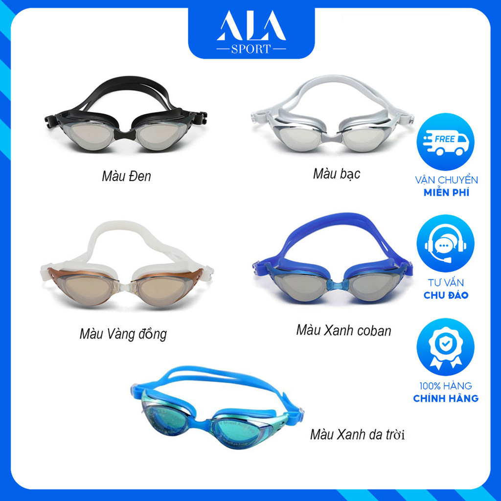 [Combo 3 Cực Sốc] Quần Bơi Nam Lửng Thun Lạnh + Kính Bơi Nam Nữ Góc Nhìn Rộng + Mũ Bơi Nam Nữ Co Dãn Tốt CB07