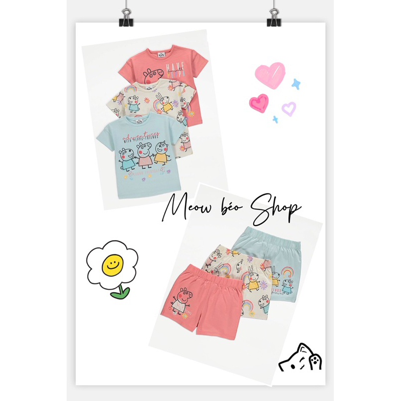 Set áo/quần cho bé chính hãng George UK
