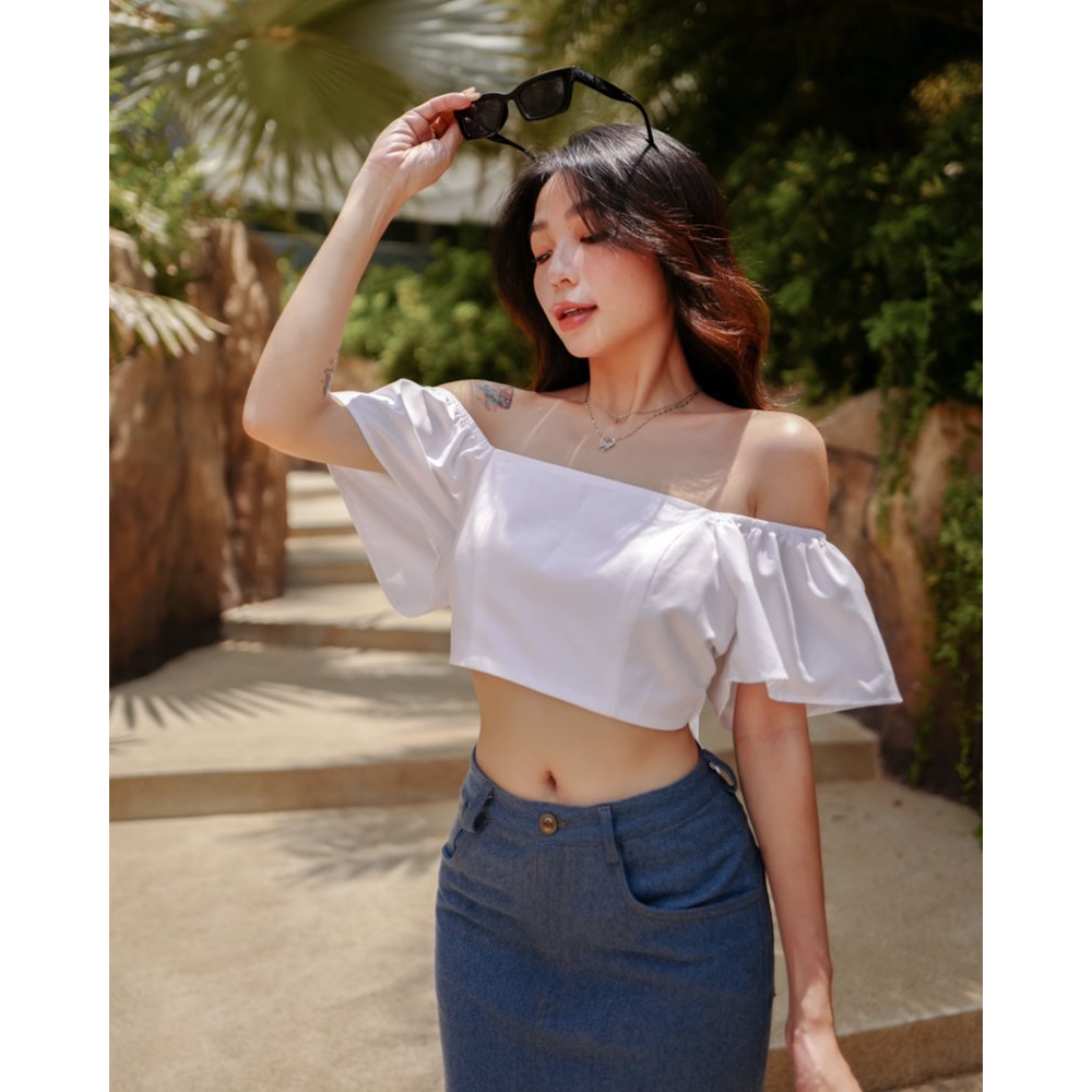 Áo cột nơ phía sau