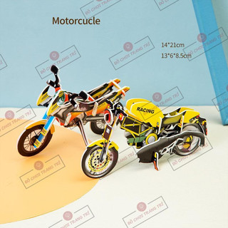 Mô hình 3D tự lắp ráp - Mô hình xe Motor