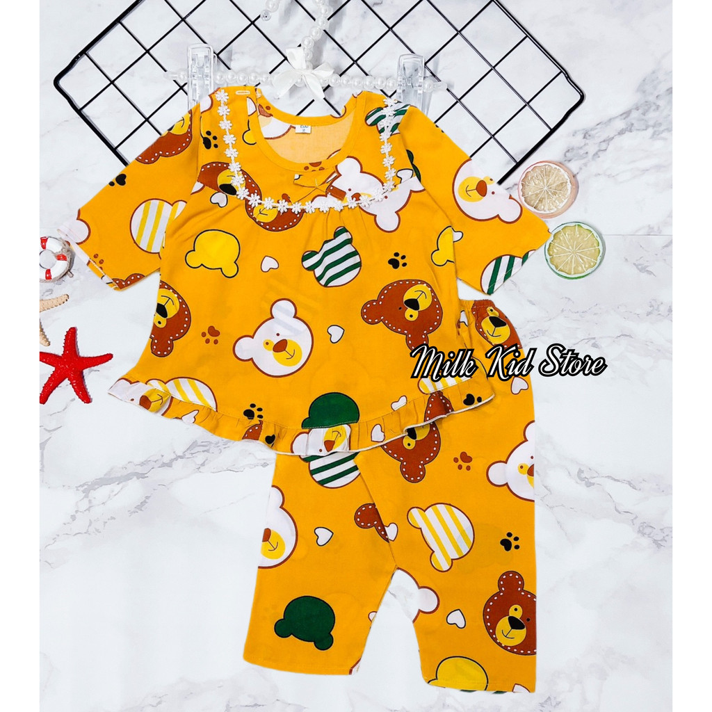 Đồ Bộ Bé Gái Tole Lanh - TDQD