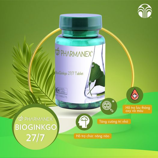 BioGinkgo 27/7 - Viên uống bổ não, tăng cường trí nhớ