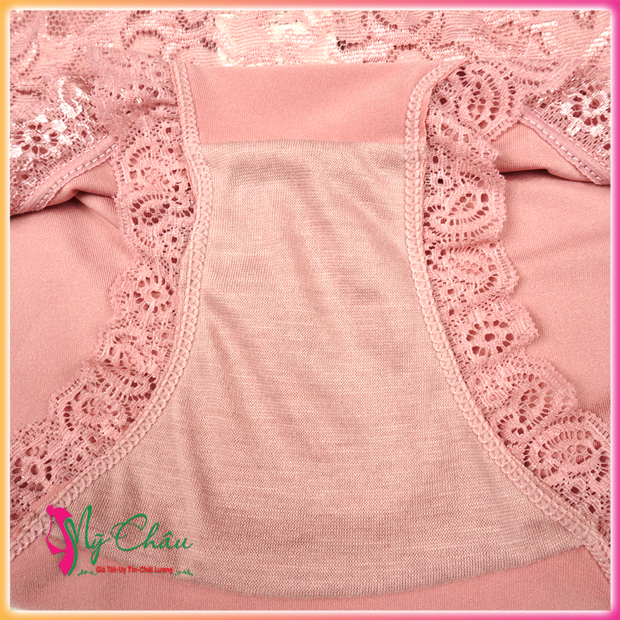 Quần Lót Nữ Thái Lan Ren Thun Lạnh Mềm Mại Trẻ Trung Dễ Thương Cạp Quần Cao Sisterhood 431 Mỹ Châu Shop