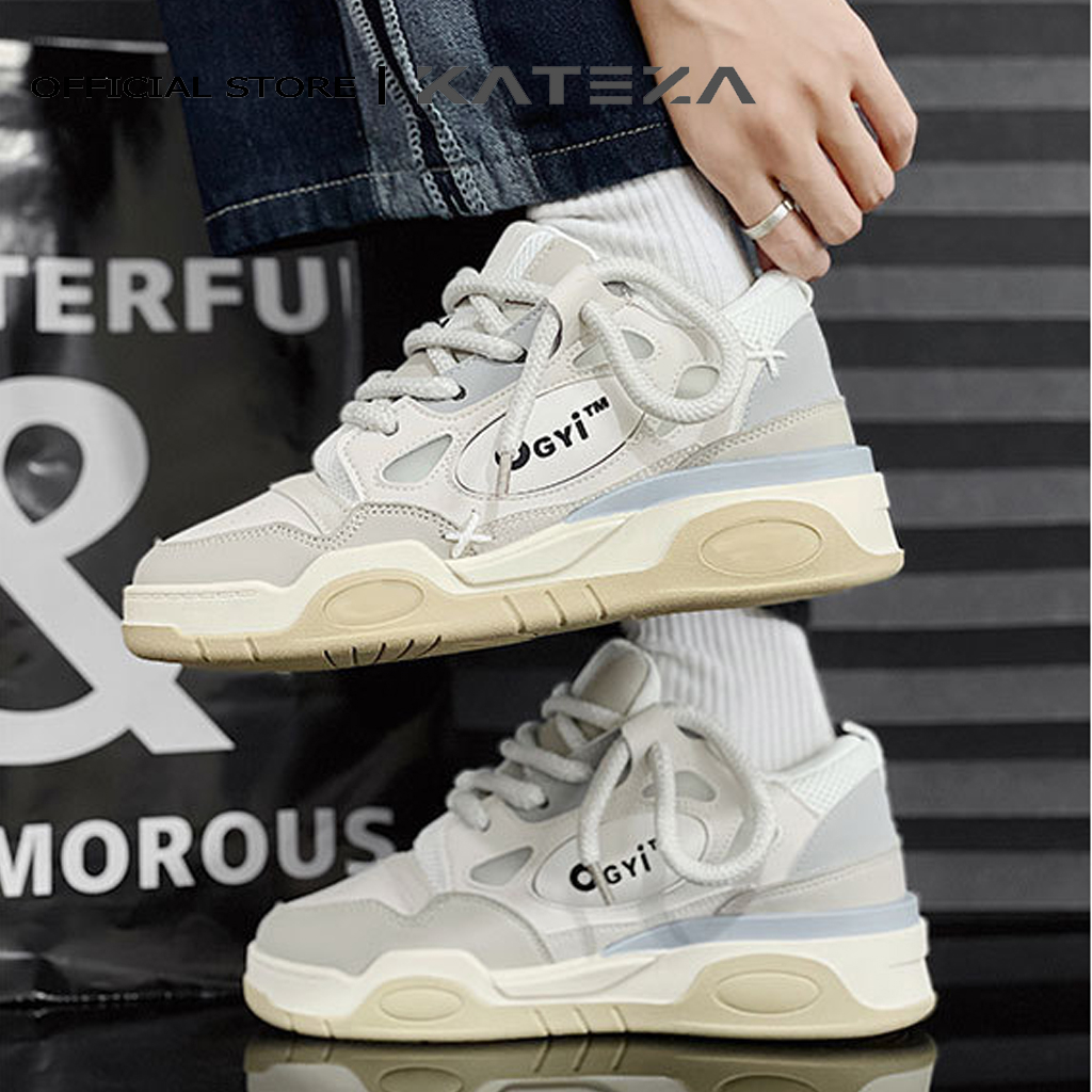 Giày sneaker nam ullzang đế cao đi học đi chơi mẫu mới cá tính đẹp thoáng khí, Giày nam KATEZA68