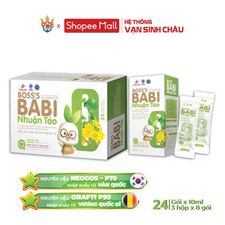 Gel uống hỗ trợ nhuận tràng boss's babi nhuận táo 24 gói x 10ml