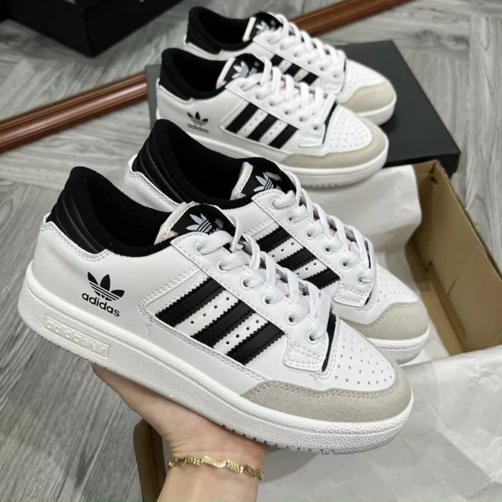 Giày Adidas Centennial 85 Low - Giày Thể Thao Adidas Nam Nữ 3 Sọc Màu Hot Xanh Lá, Đen, Trắng Cực Êm Chân Full Box Bill