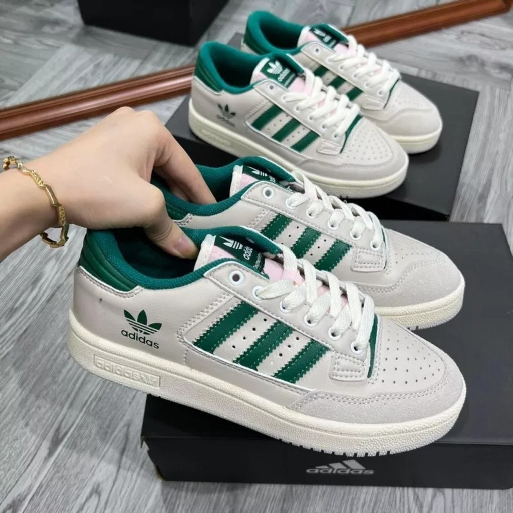 Giày Adidas Centennial 85 Low - Giày Thể Thao Adidas Nam Nữ 3 Sọc Màu Hot Xanh Lá, Đen, Trắng Cực Êm Chân Full Box Bill