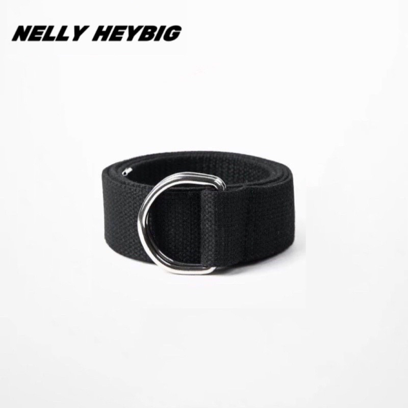 Thắt lưng vải basic Nelly Heybig dây nịch tiện lợi dành cho nam và nữ