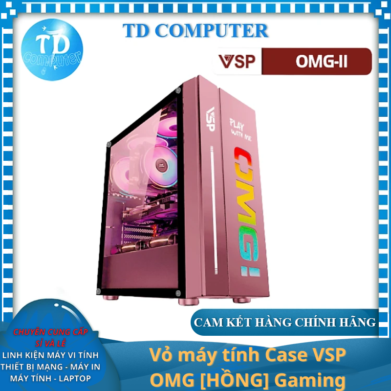 Gaming LED II-ATX Kính cường lực (Không kèm Fan) - Hàng chính hãng Tech Vision phân phối