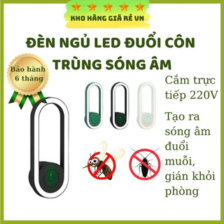 Đèn Ngủ Đuổi Muỗi Và Côn Trùng Bằng Công Nghệ Sóng Âm Bóng Đèn Led  [ Kho Hàng Giá Rẻ VN ]
