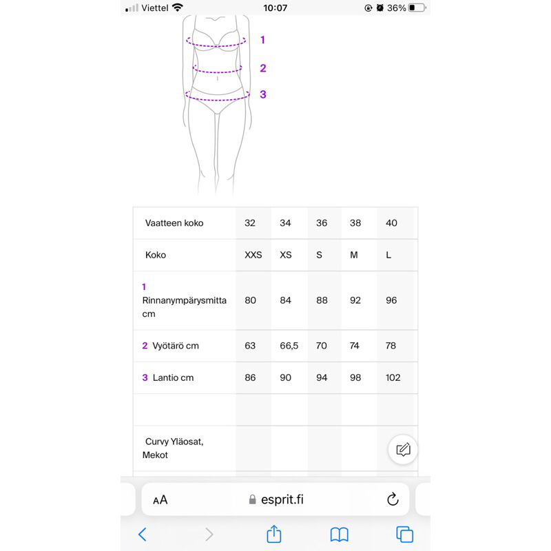 Áo hoa sát nách  ESPRIT vải linen Size xxs , Xs, S, M