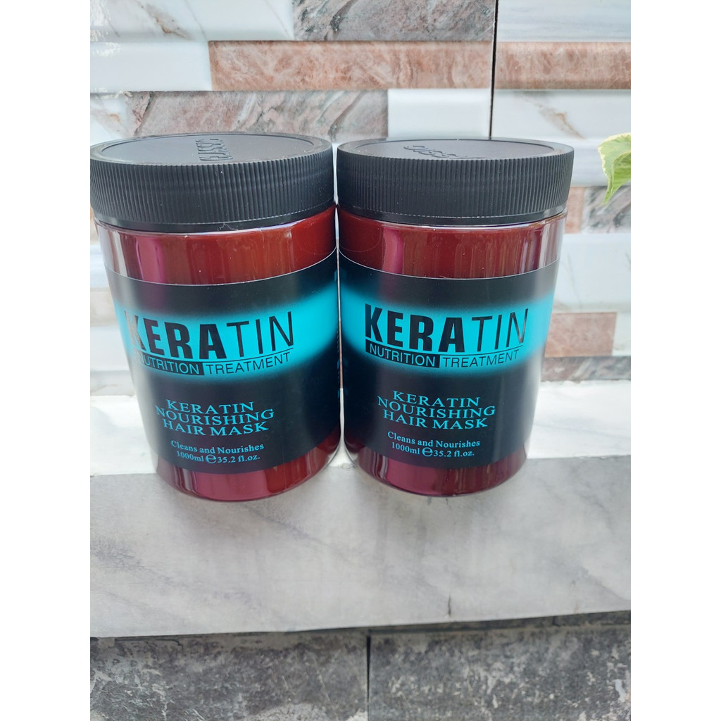 Hấp Dầu Chăm Sóc Tóc Chiết Xuất Từ Keratin Và Collagen 1000ml XANH