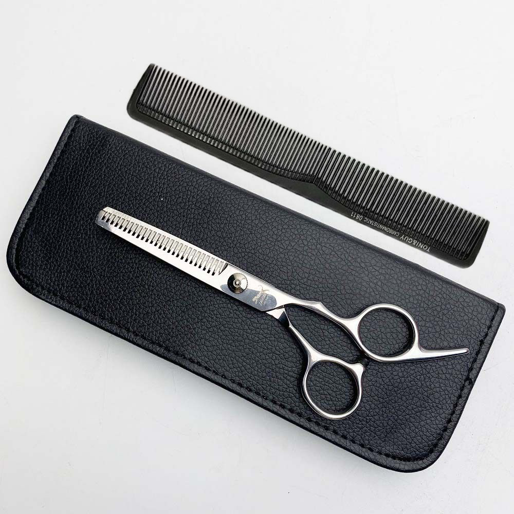 Kéo tỉa tóc con báo - giúp tỉa mỏng tóc, thiết kế cao cấp dạng 1 răng, hạn chế bị nhay tóc