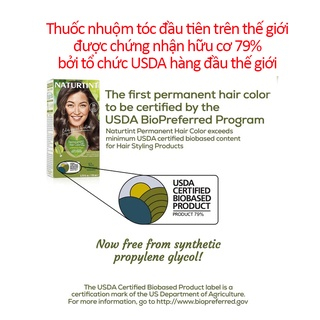 Gel nhuộm phủ bạc, dưỡng tóc với 27 thảo mộc Naturtint chính hãng Tây Ban Nha