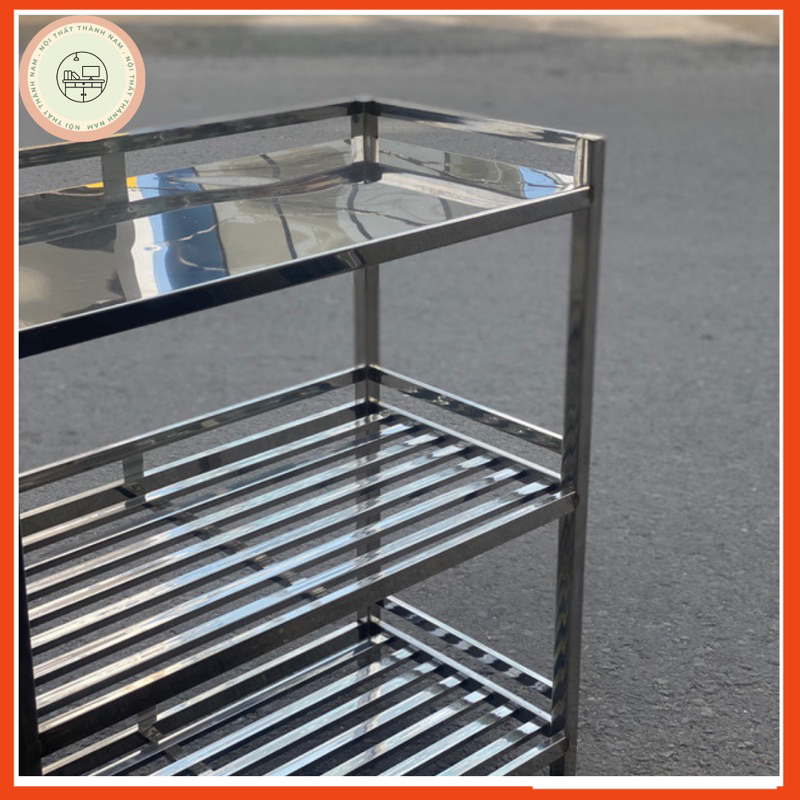Kệ Inox Nhà Bếp Để Đồ Đa Năng , Để Lò Vi Sóng , Bếp Gas , Sản Xuất Trực Tiếp Nên Yên Tâm Về Chất Lượng Và Độ Bền