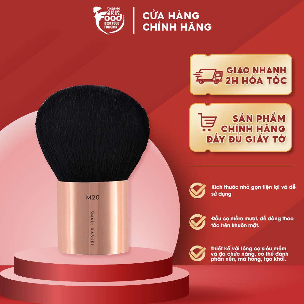 Cọ Phủ Phấn Kabuki Vacosi Kabuki Brush M20