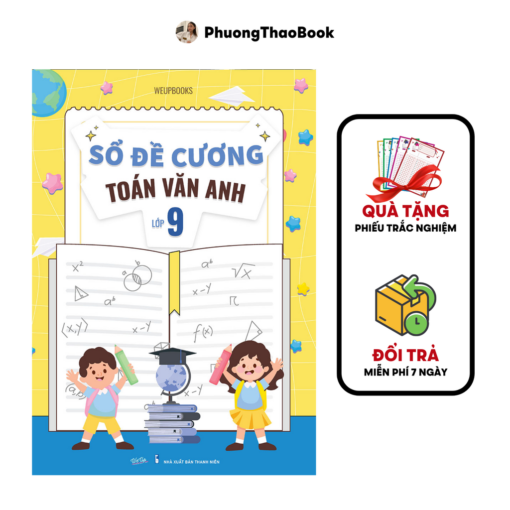 Sách - Sổ Đề Cương Toán Văn Anh 9