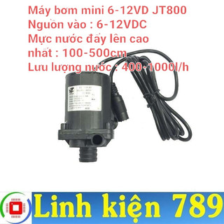 Máy bơm mini 12V JT180 / JT280 / JT580 / JT800 - Linh kiện 789