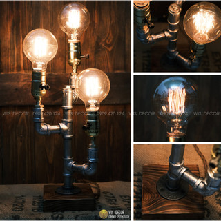 Đèn the catus 3 - đèn ống nước trang trí bóng sợi đốt edison