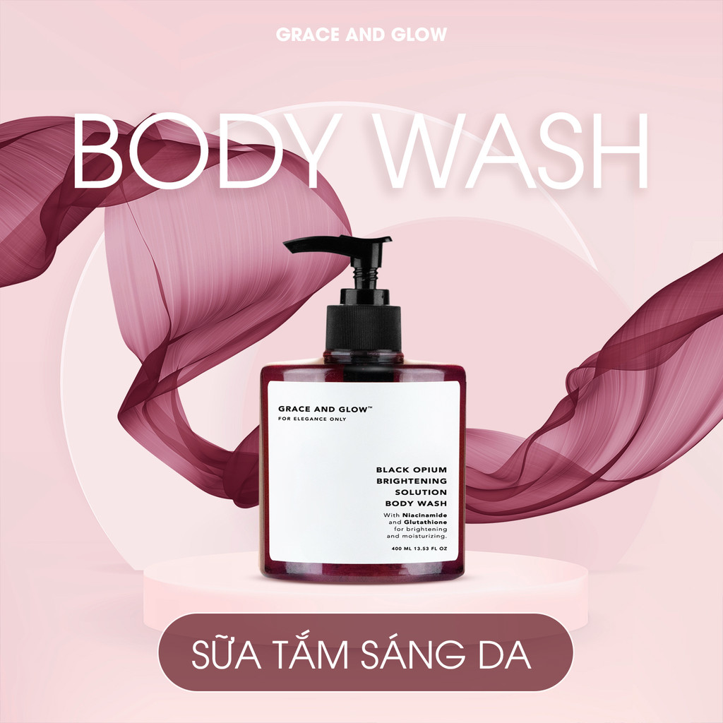 2 IN 1 Combo sữa tắm nước hoa Grace and Glow 400ml + 400ml