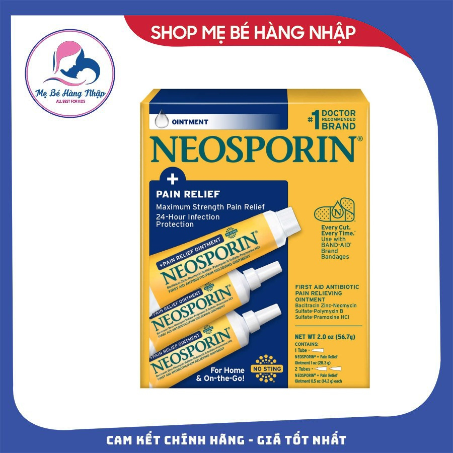 Kem mỡ Neosporin hộp 3 tuýp