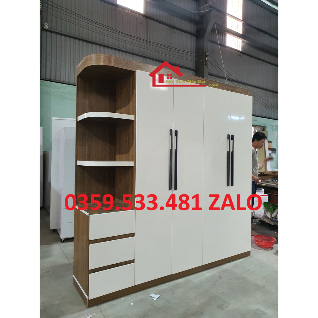 Tủ quần áo cao cấp 2mx2m nhựa Ecoplast siêu bền Freeship HCM