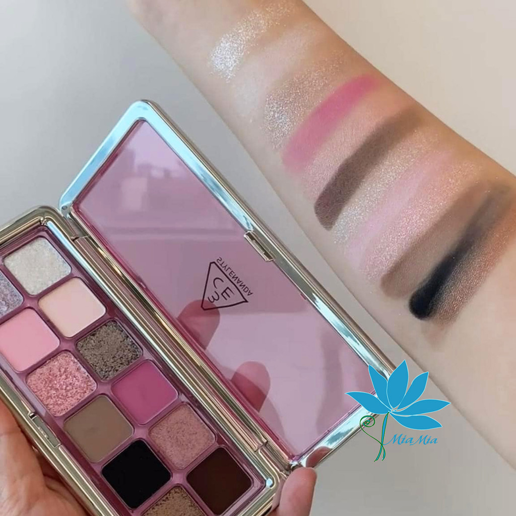 BẢNG PHẤN MẮT 3CE 12 Ô NEW TAKE EYESHADOW CREATIVE FILTER CHÍNH HÃNG CHECK HIDDEN TAG
