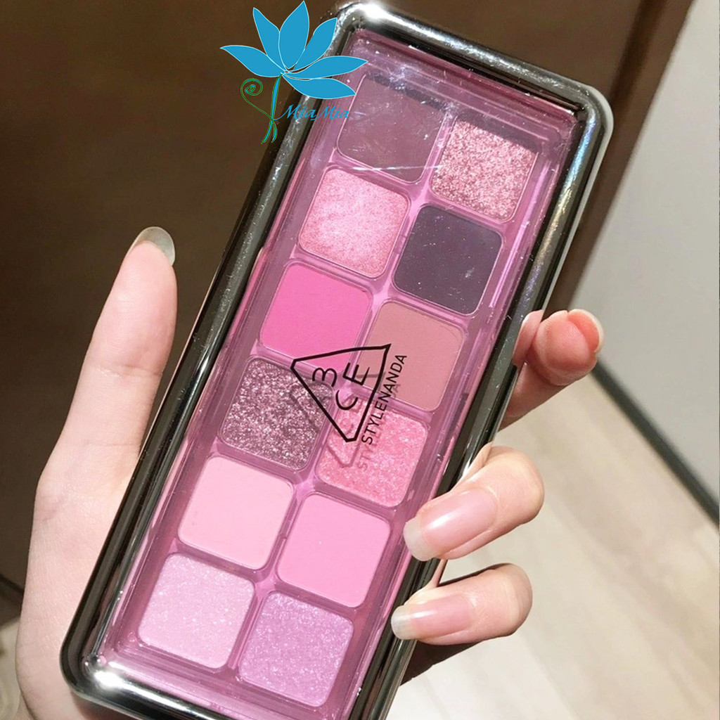 BẢNG PHẤN MẮT 3CE 12 Ô NEW TAKE EYESHADOW CREATIVE FILTER CHÍNH HÃNG CHECK HIDDEN TAG