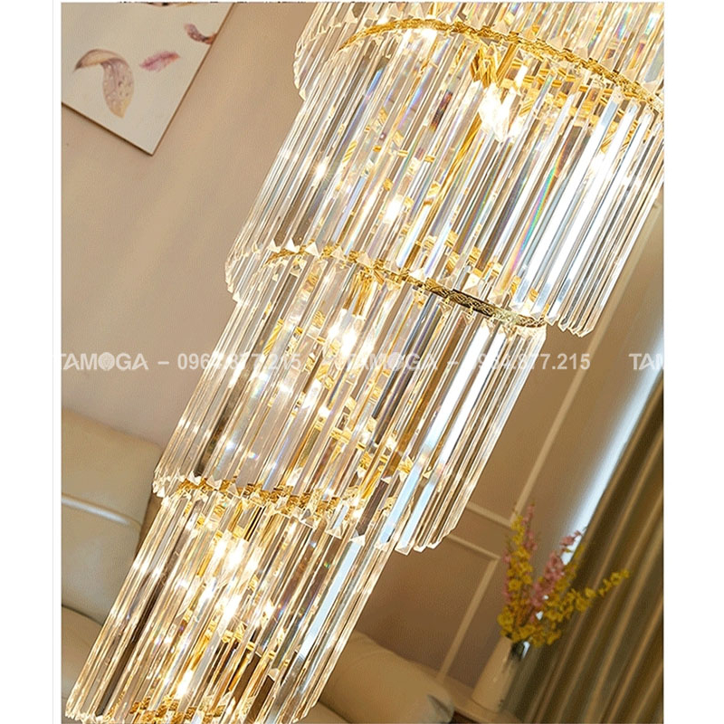 Đèn thả vòng phòng khách pha lê TAMOGA ISA MS011