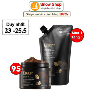 Tẩy da chết cơ thể Cocoon - Tẩy tế bào chết toàn thân Cocoon mềm mịn , sạch da 150ml