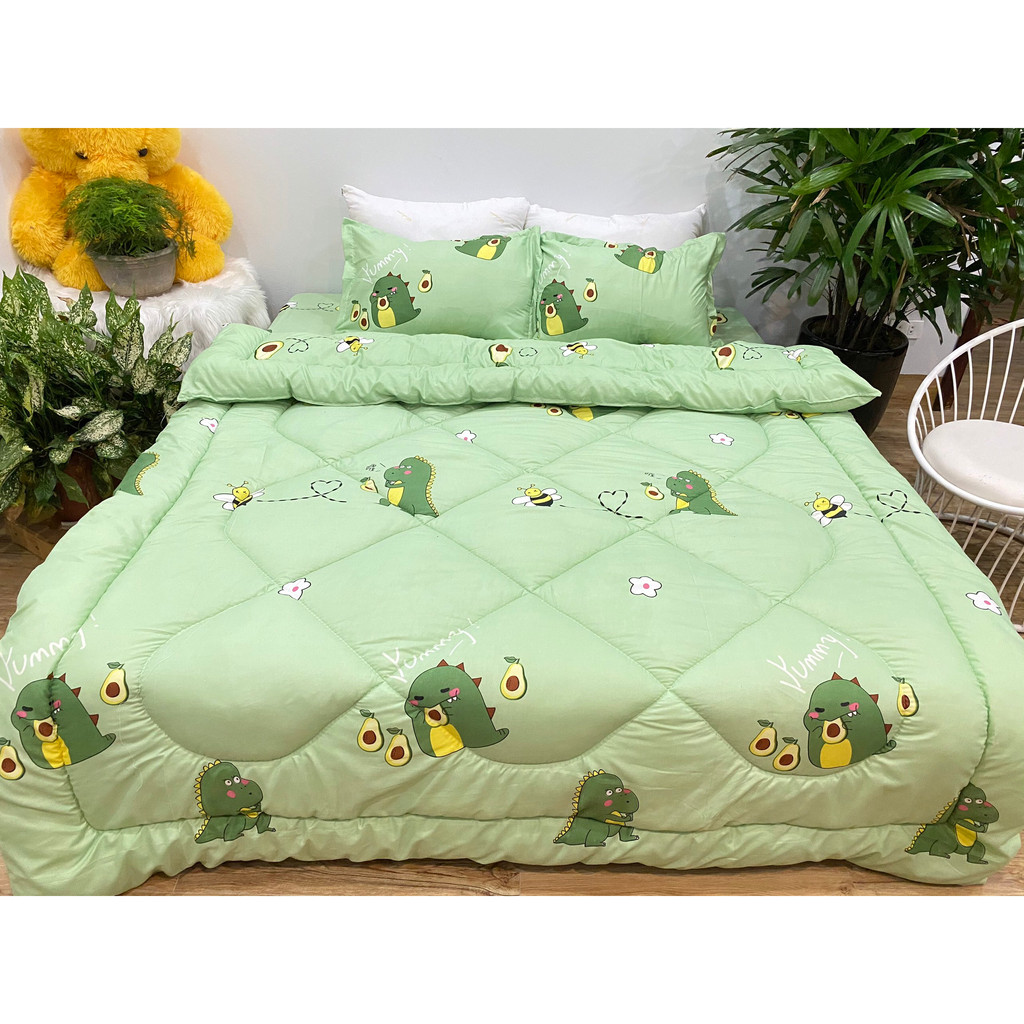 Bộ ga gối 3 món cotton poly 1m6x2m/ 1m8x2m/ 2m2x2m DULCETT