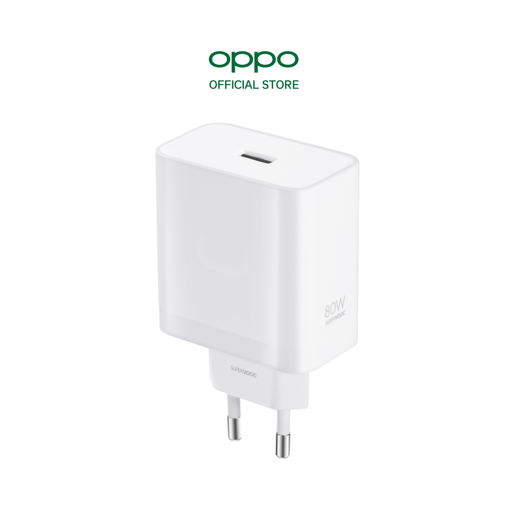 Combo Củ và Cáp sạc Nhanh OPPO 80W | Hỗ Trợ Sạc Nhanh | Hàng Chính Hãng OPPO