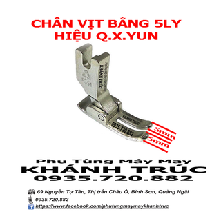 Chân vịt bằng 5ly P351 loại tốt máy may (khâu) 1kim công nghiệp