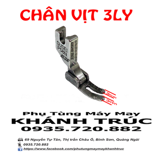 Chân vịt bản 3ly P58N hàng tốt máy may (khâu) công nghiệp 1kim