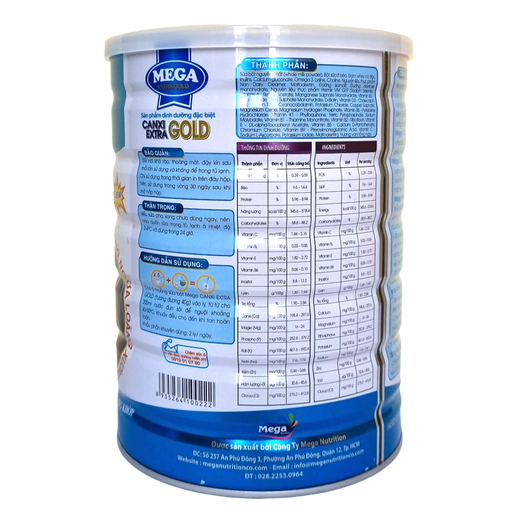 Sữa Canxi Extra Gold lon 900g