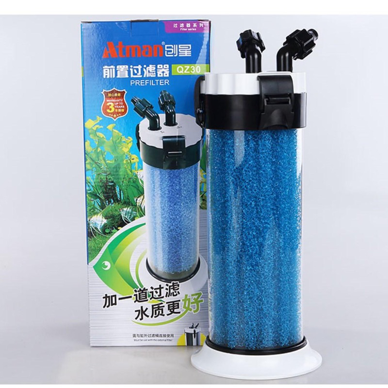 Lọc Phụ ATMAN QZ30 Lọc Sạch Cặn Bẩn Cho Hồ Cá Tép, Thuỷ Sinh