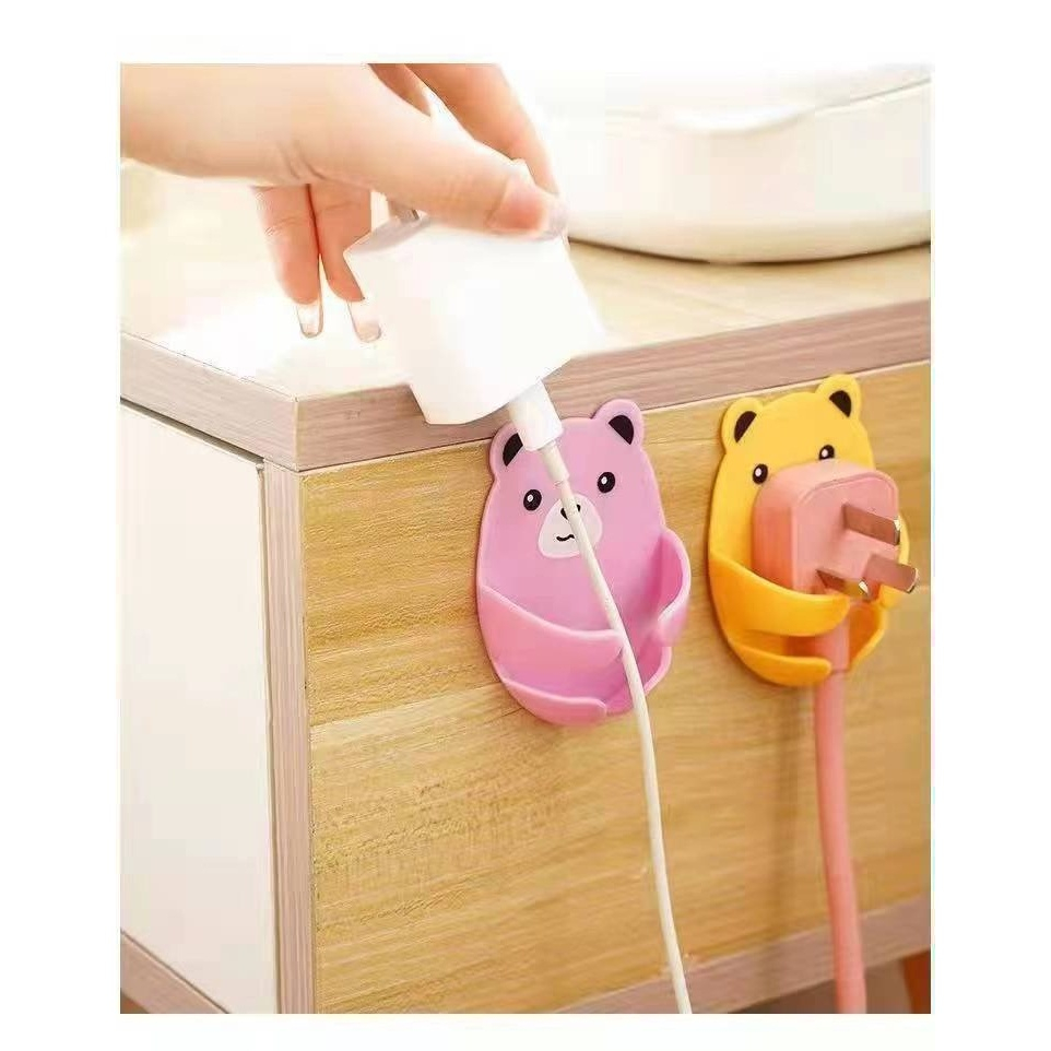 kẹp đỡ phích cắm điện, bàn chải đánh răng....gắn tường tiện lợi.