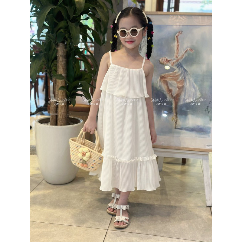 [THANH LÝ]- Váy 2 dây đuôi cá June size 1y-10y