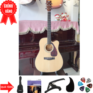 Đàn guitar acoustic yamaha fx 370c bằng gỗ hồng đào âm sắc rõ ràng + phụ kiện