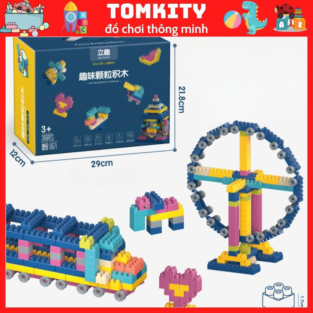 Đồ Chơi Lego Xe Công Trình, Lắp Ráp Mô Hình Lego Xe Công Trình Cho Bé - Đồ Chơi Trẻ Em