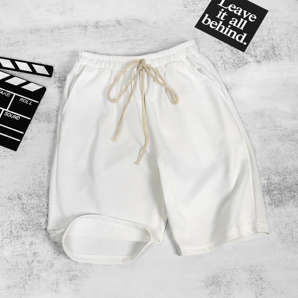 Quần Short Unisex  Streatwear TATOSport Chất Nỉ Da Cá Thấm Hút Mồ Hôi