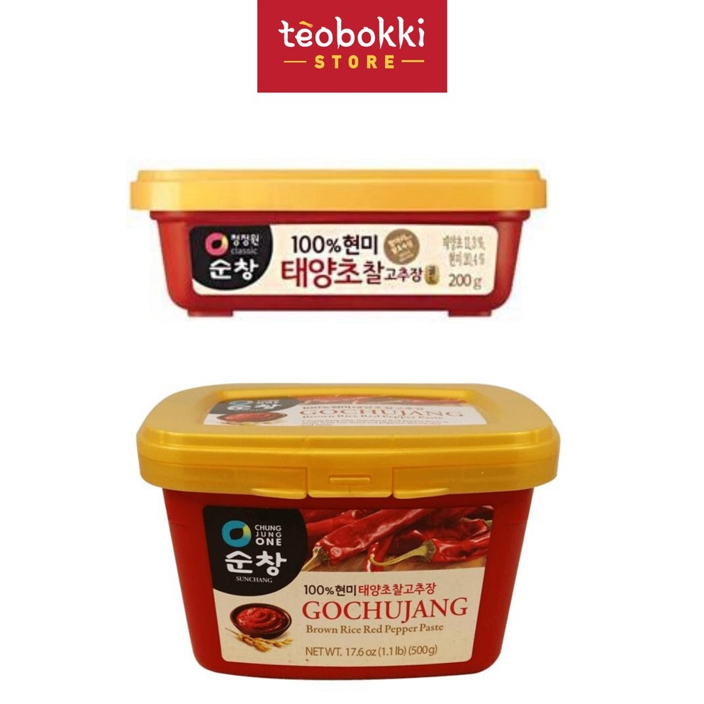 Tương ớt gochujang gạo lứt Chung Jung One 200g, 500g