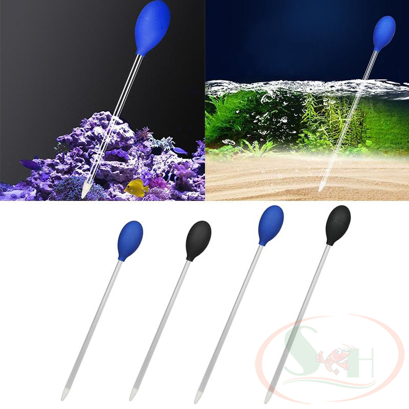 Ống acrylic bơm thức ăn cho cá, san hô hút phân cặn thay nước bể