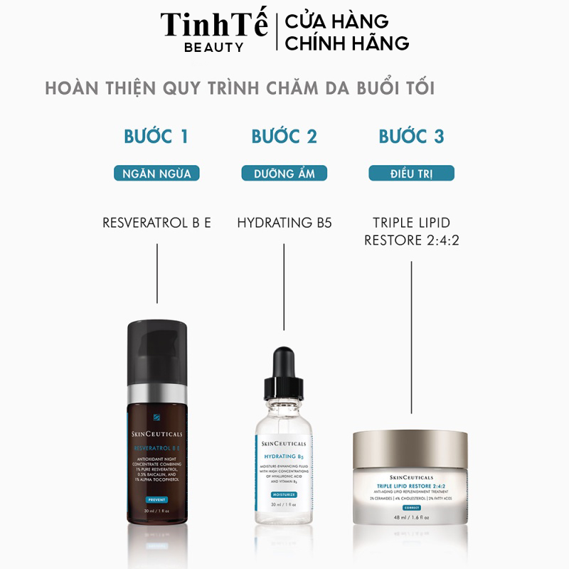 Tinh chất B5 phục hồi da, giúp cấp ẩm và hỗ trợ tái tạo da Skinceuticals Hydrating B5 30ml